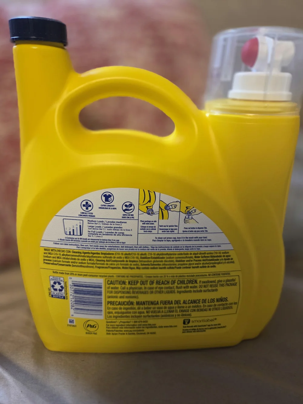 Tide Simply Clean & Sensitive Liquid Detergent - Yellow